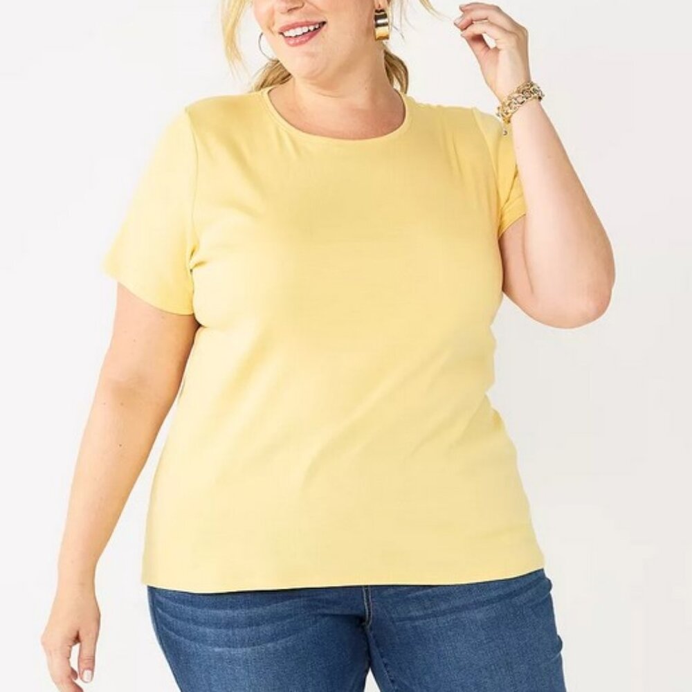 Croft & Barrow Classic Tee 5X - Picture 5 of 5